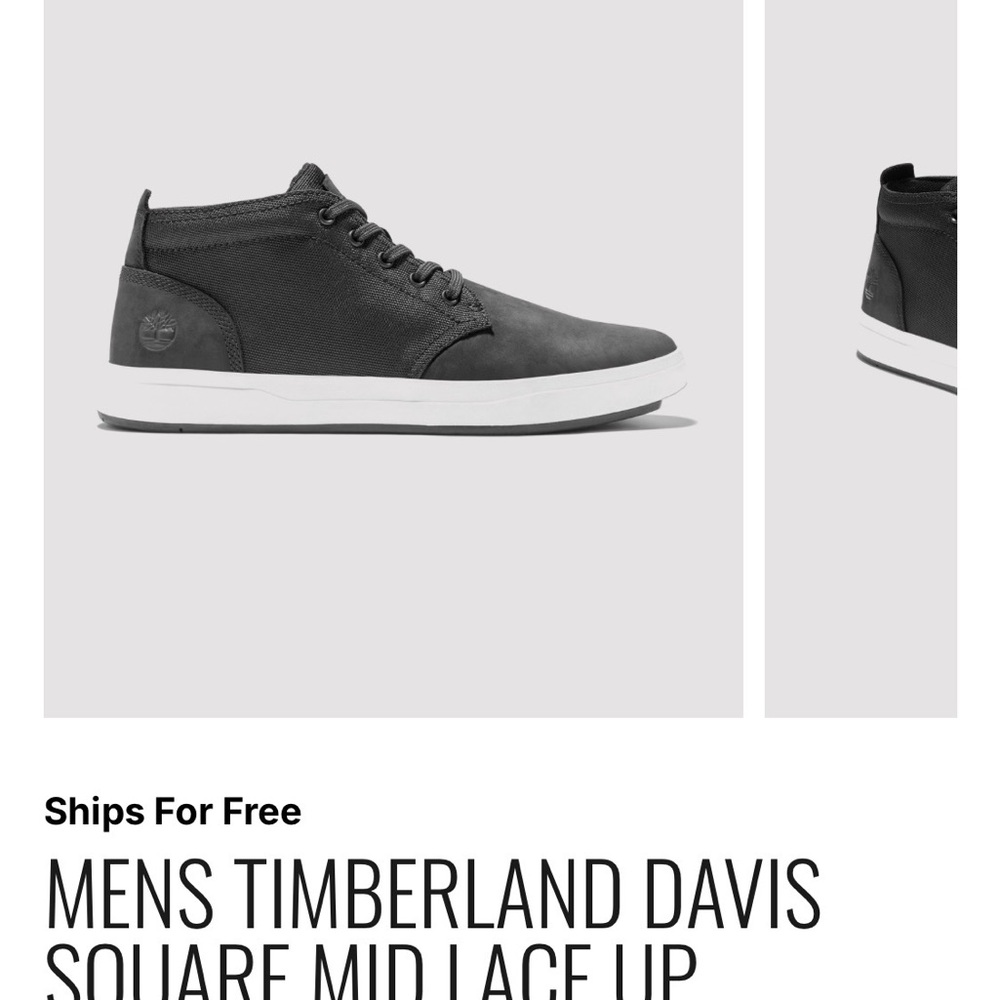 Timberland Black And White Men's Sneakers View 2